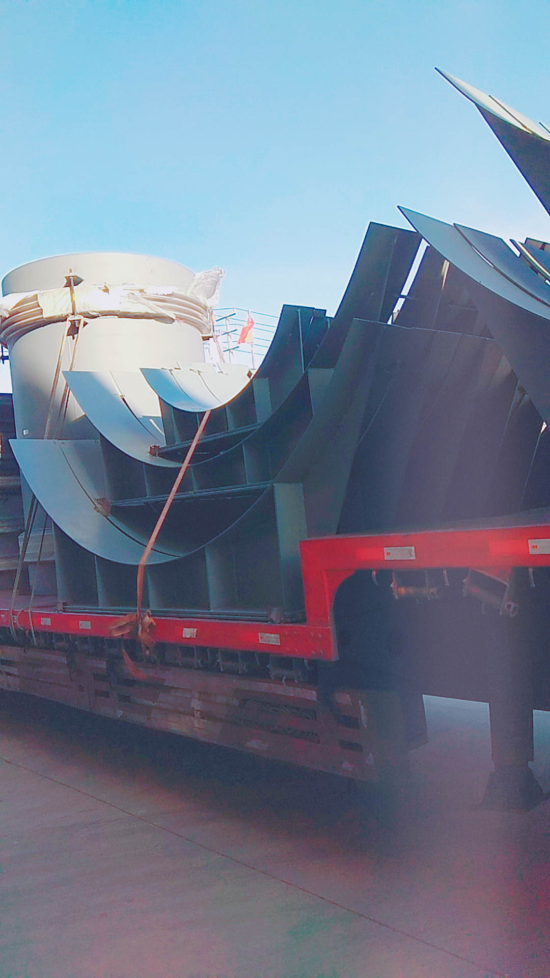 福建三寶鋼鐵除塵項目管道支座發(fā)貨啦！